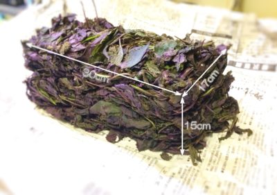 レシピ！恒例のシソ仕事①～シソジュース編