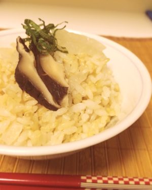 レシピ！大根と椎茸ご飯